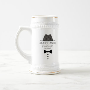 Classic Wedding Groomsman Beer Stein