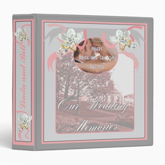 Classic Wedding Memories Album Binder (Front/Spine)