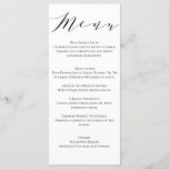 Classic Wedding Menu<br><div class="desc">Classic Elegant Wedding Menu.</div>