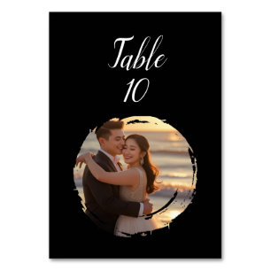Classic Wedding Table Number