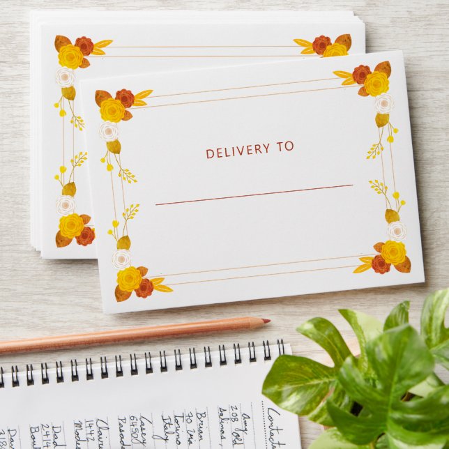 Classic Wedding Theme  Envelope (Stacked)