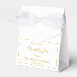 Classic Wedding Welcome Personalized Wedding Gifts Favor Box