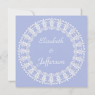 Classic Wedgewood Blue 1 Faire-part de mariage