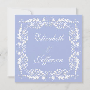 Classic Wedgewood Blue 2 Faire-part de mariage
