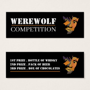 Classic Werewolf, Halloween Tickets de compétition