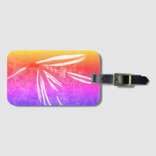 Classic wet fly pattern for trout and bass fishing luggage tag