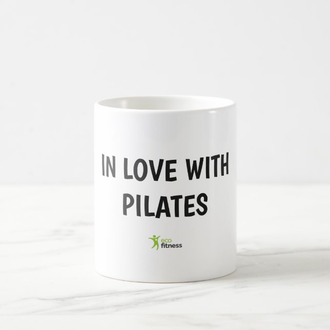 Classic White 11 oz  Mug | In Love With Pilates (Center)