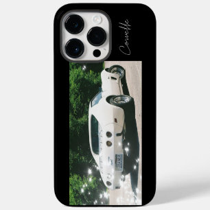 Classic White 1975 Corvette Stingray iPhone 14 Pro Max Case