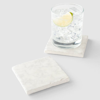 Classic White Carrara Marble  Stone Coaster