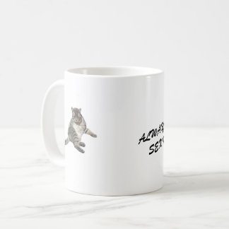 Classic white coffee rate coffee mug