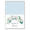 Classic White Flowers Buffet Food Labels