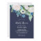 Classic White Flowers | Navy Bridal Shower