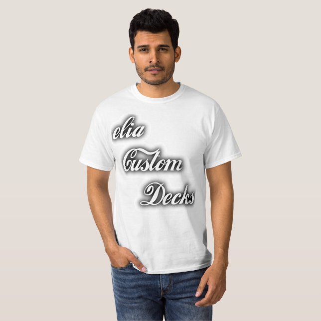 Classic white logo T-Shirt (Front Full)