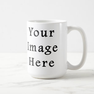 Classic White Mug 15 Ounce Cup - Customized Blank
