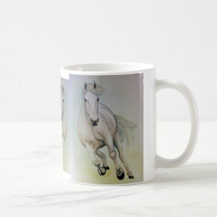 Classic White Mug & `White Horse'