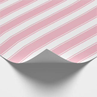 Classic White Stripe Vintage Stripe Wrapping Paper
