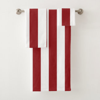 Classic Wide Stripes, Rouge et Blanc