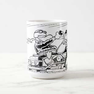 Classic Wild Ducks Black and White Mug