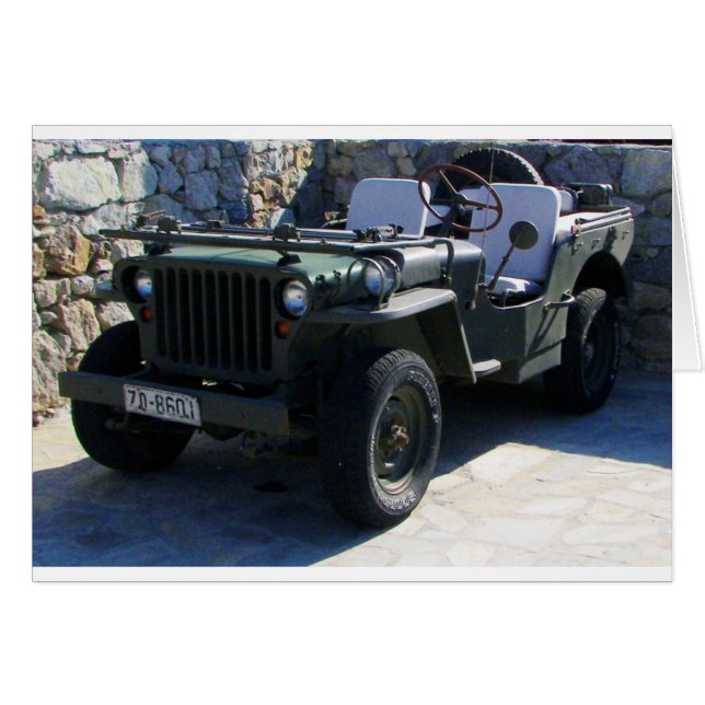Classic Willy's Jeep. (Front Horizontal)