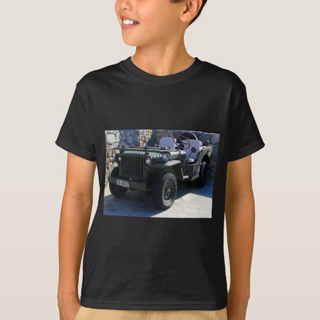 Classic Willy's Jeep. T-Shirt (Front)
