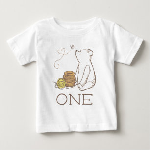 Classic Winnie the Pooh 1st Birthday - One Baby T-Shirt
