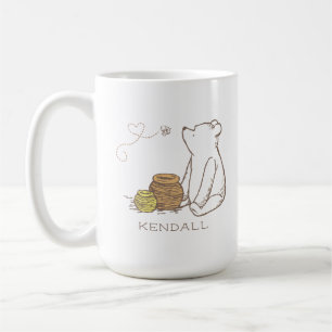Classic Winnie the Pooh and Honey Pots Coffee Coffee Mug