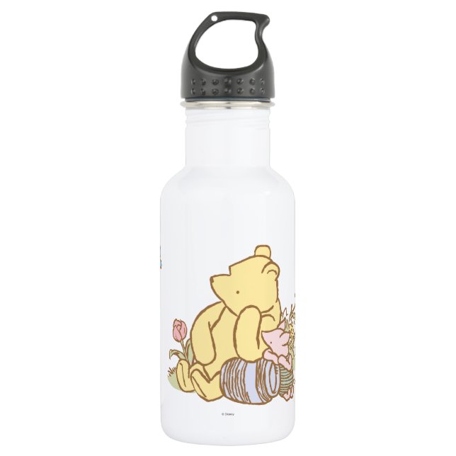 Classic Winnie the Pooh and Piglet 1 532 Ml Water Bottle (Front)
