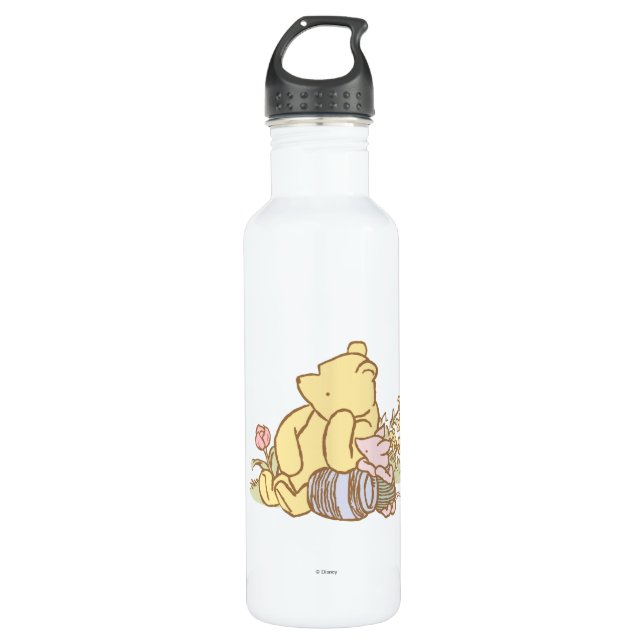 Classic Winnie the Pooh and Piglet 1 710 Ml Water Bottle (Front)