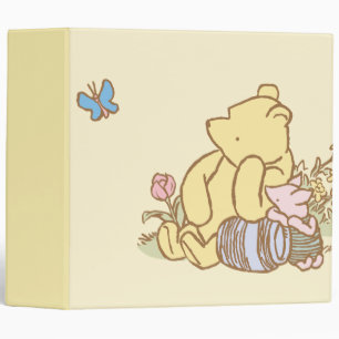 Classic Winnie the Pooh and Piglet 1 Binder