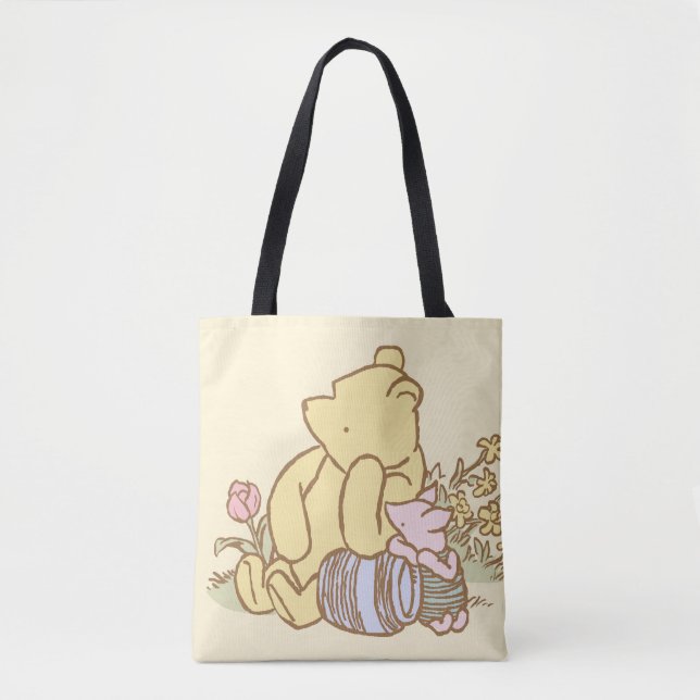 Classic Winnie the Pooh and Piglet 1 Tote Bag (Front)