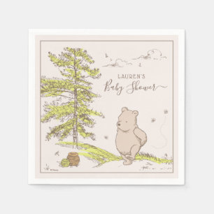 Classic Winnie the Pooh Baby Shower Napkin