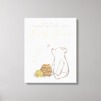 Classic Winnie the Pooh Baby Shower Welcome Sign