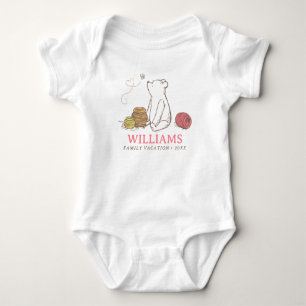 Classic Winnie the Pooh   Family Vacation Baby Bodysuit