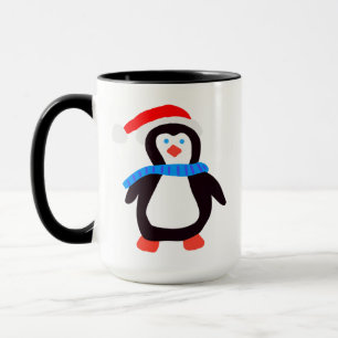 Classic Winter Penguin  Mug