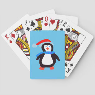 Classic Winter Penguin  Playing Cards