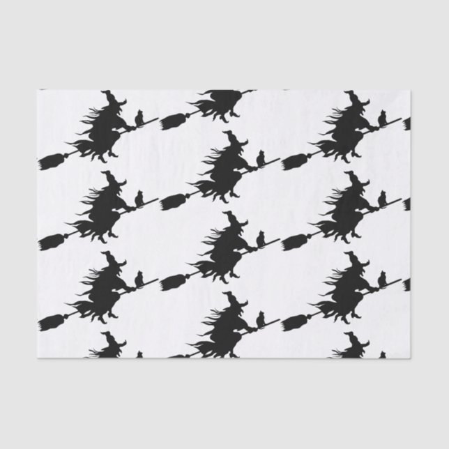 CLASSIC WITCH PATTERN Tissue Paper (Front)