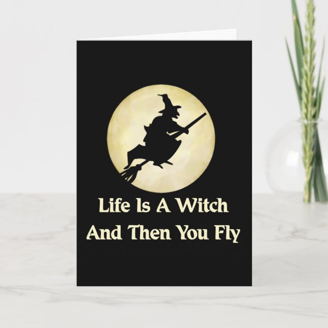 Classic Witch Saying Card (Front)