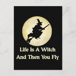 Classic Witch Saying Postcard