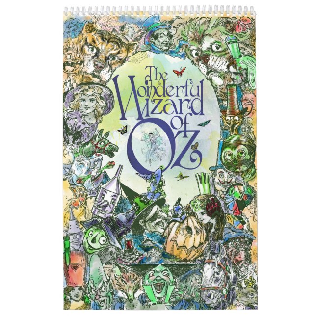 CLASSIC WIZARD of OZ CALENDAR - Any 12 Months! (Cover)