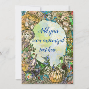 Classic Wizard of Oz Character Note Card