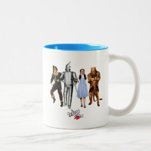 Classic Wizard of Oz Characters Two-Tone Coffee Mug