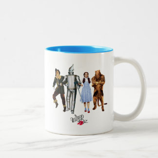 Classic Wizard of Oz Characters Two-Tone Coffee Mug