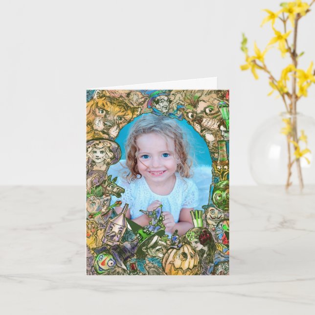 CLASSIC WIZARD OF OZ FRIENDSHIP CARD (Yellow Flower)