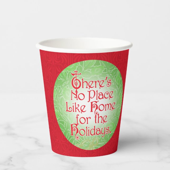 Classic Wizard of Oz Holiday Paper Cups (Front)