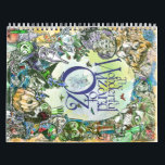CLASSIC WIZARD of OZ HORIZONTAL - Any 12 Months! C Calendar<br><div class="desc">A Full Colour Collection of reimagined vintage Wizard of Oz art and poems for every month of the year. You choose the months to start your calendar year! Now in a version made for the 8.5x11 inch calendar (there's also a larger vertical version available). Written and illuminated by Emerald City...</div>