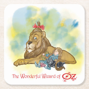 Classic Wizard of Oz No Rings on my table series!  Square Paper Coaster