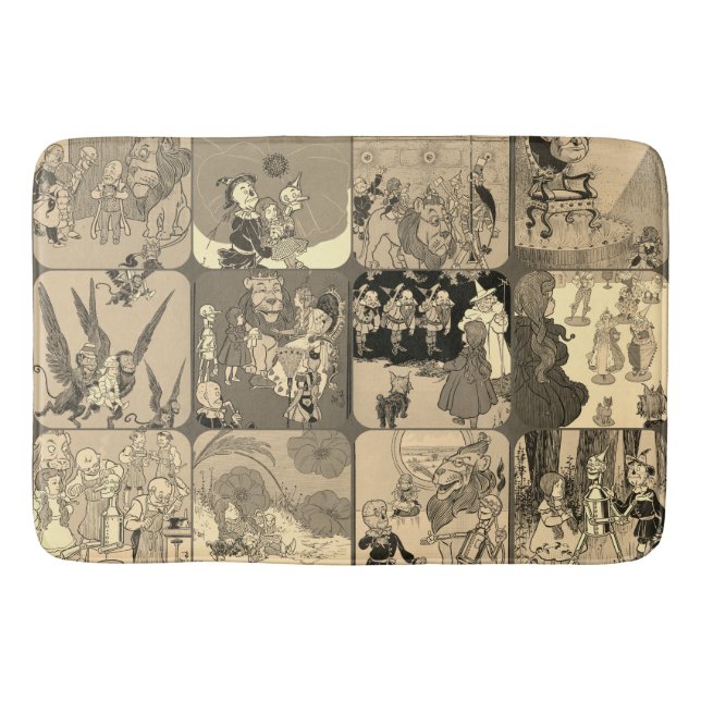 CLASSIC WIZARD OF OZ STORYBOOK | BATH MAT (Front)