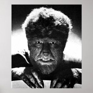 Classic Wolf. Man  Poster
