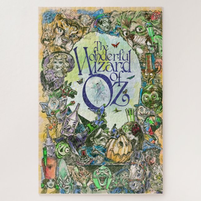 CLASSIC WONDERFUL WIZARD OF OZ CHARACTER PUZZLE (Vertical)