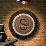 Classic Wood Hue Walnut Baywood Dartboard<br><div class="desc">The Classic Wood Hue Walnut Baywood Dartboard makes a great family activity and is an excellent addition to your game room. Easily personalize this graphic design with your monogram.</div>